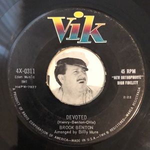 Brook Benton A Million Miles From Nowhere Vinyl 45 Record '58